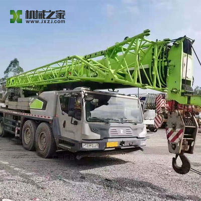 Used Truck Crane with 6 Section Jib Boom 80.5m Longest Main Arm and 11m Basic Arm for Heavy Lifting