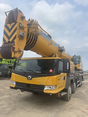 Used Truck Crane with 25ton Maximum Lifting Weight 6 Section Jib Boom and 80 Km/h Maximum Driving Speed